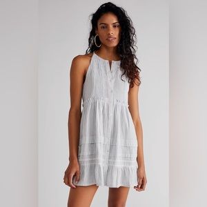 Free People Desert Days Mini Dress / Ivory Combo XS